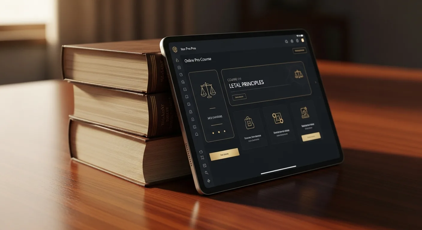 Tablette présentant la formation Google Ads pour avocats
